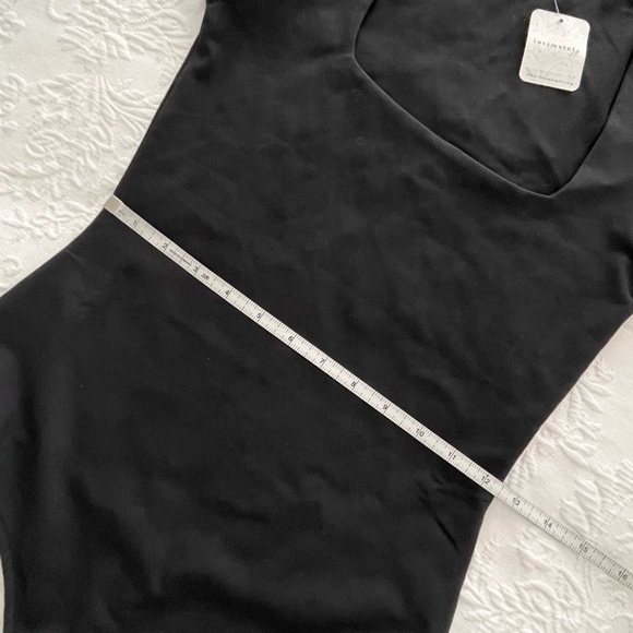 NWT Lulus Free People Square Eyes Black Bodysuit Small - Picture 11 of 13